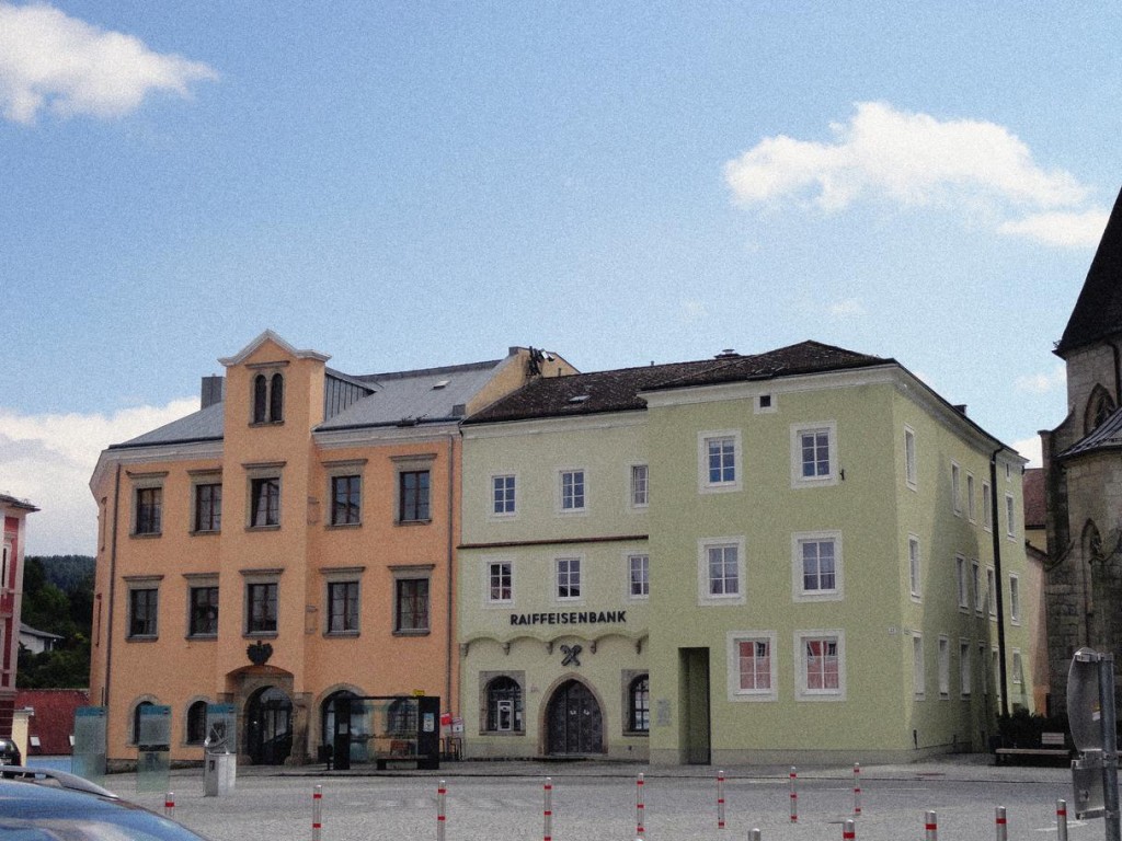 Freistadt domy náměstí